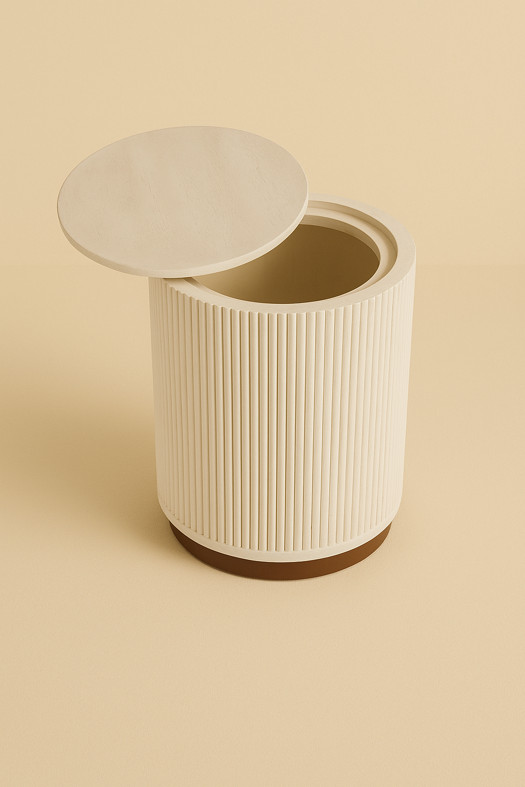 Cove side table with storage
