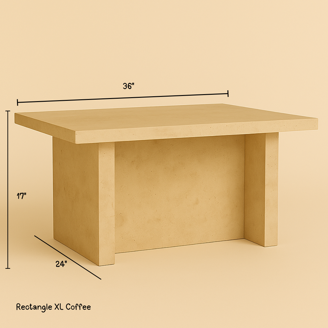 Terra Mesa Travertine Coffee Table