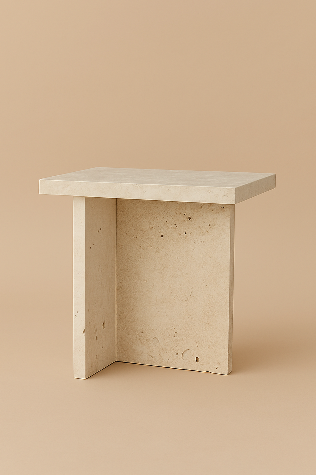 Alta Travertine Side Table