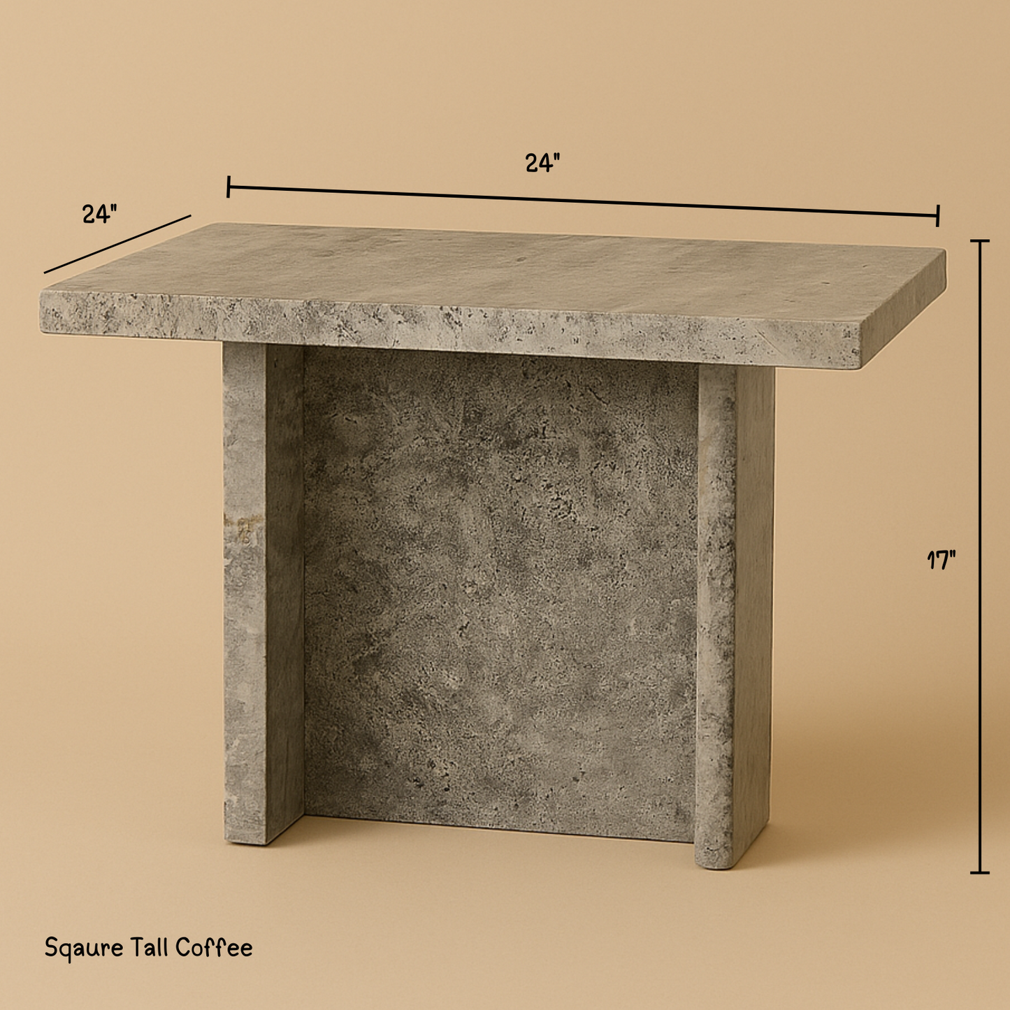 Terra Mesa Travertine Coffee Table