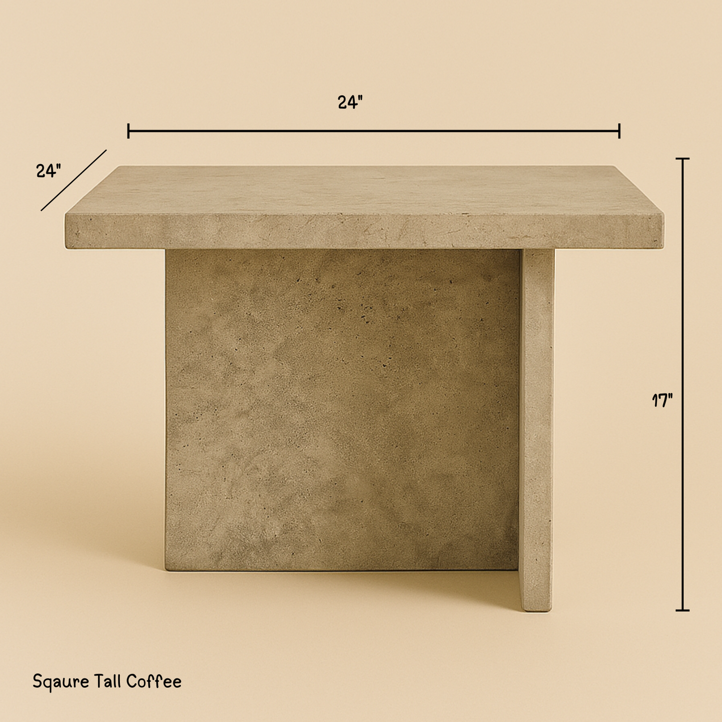 Vera Travertine Coffee Table