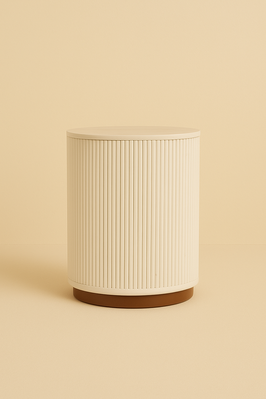Cove side table with storage